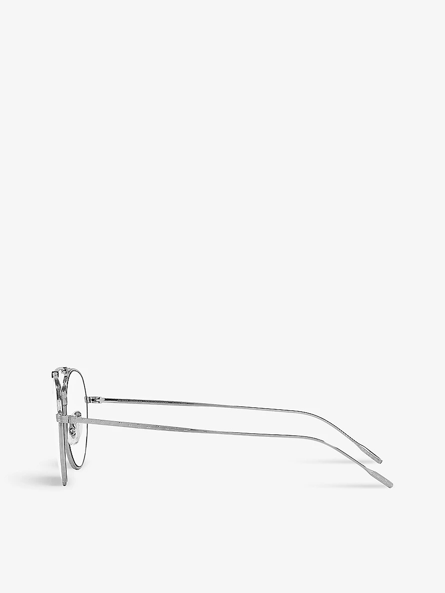OV1309ST Reymont round-frame titanium optical glasses - 4