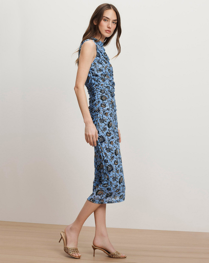 SYLVIANI FLORAL MIDI DRESS 3