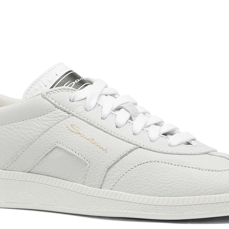 Women's white leather DBS Oly sneaker 6