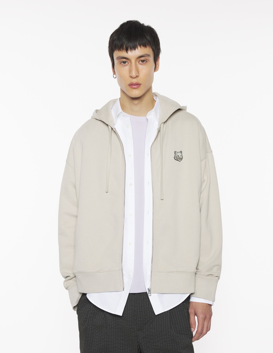 BOLD FOX HEAD PATCH FULLZIP OVERSIZE HOODIE - 3