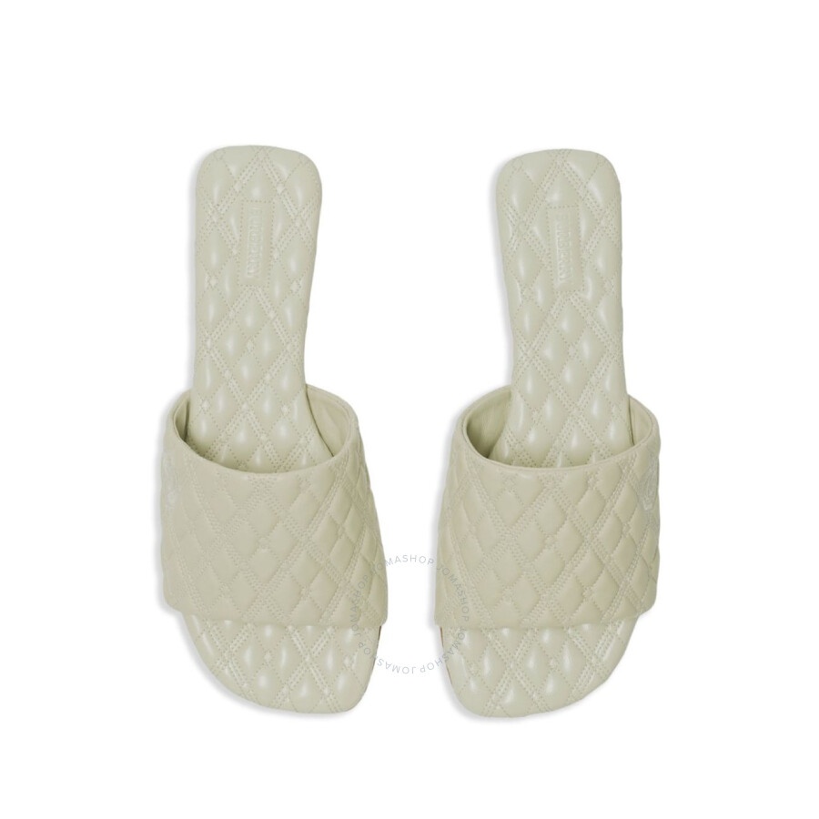 Burberry Logo Embossed Quilted Leather Sandals - 3