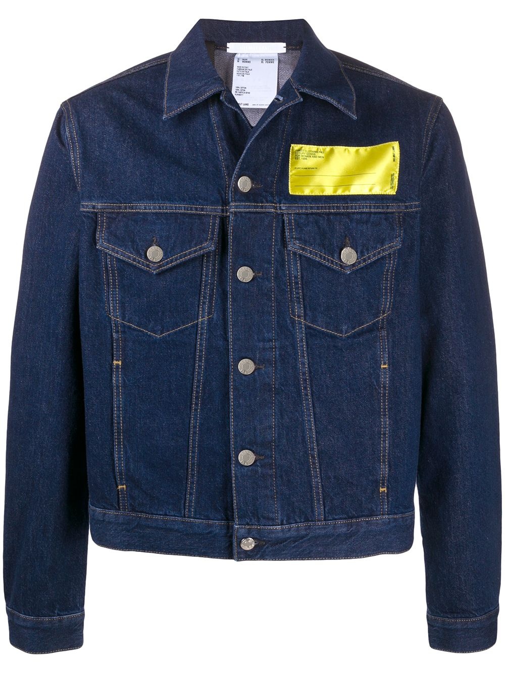 Industry big trucker denim jacket - 1