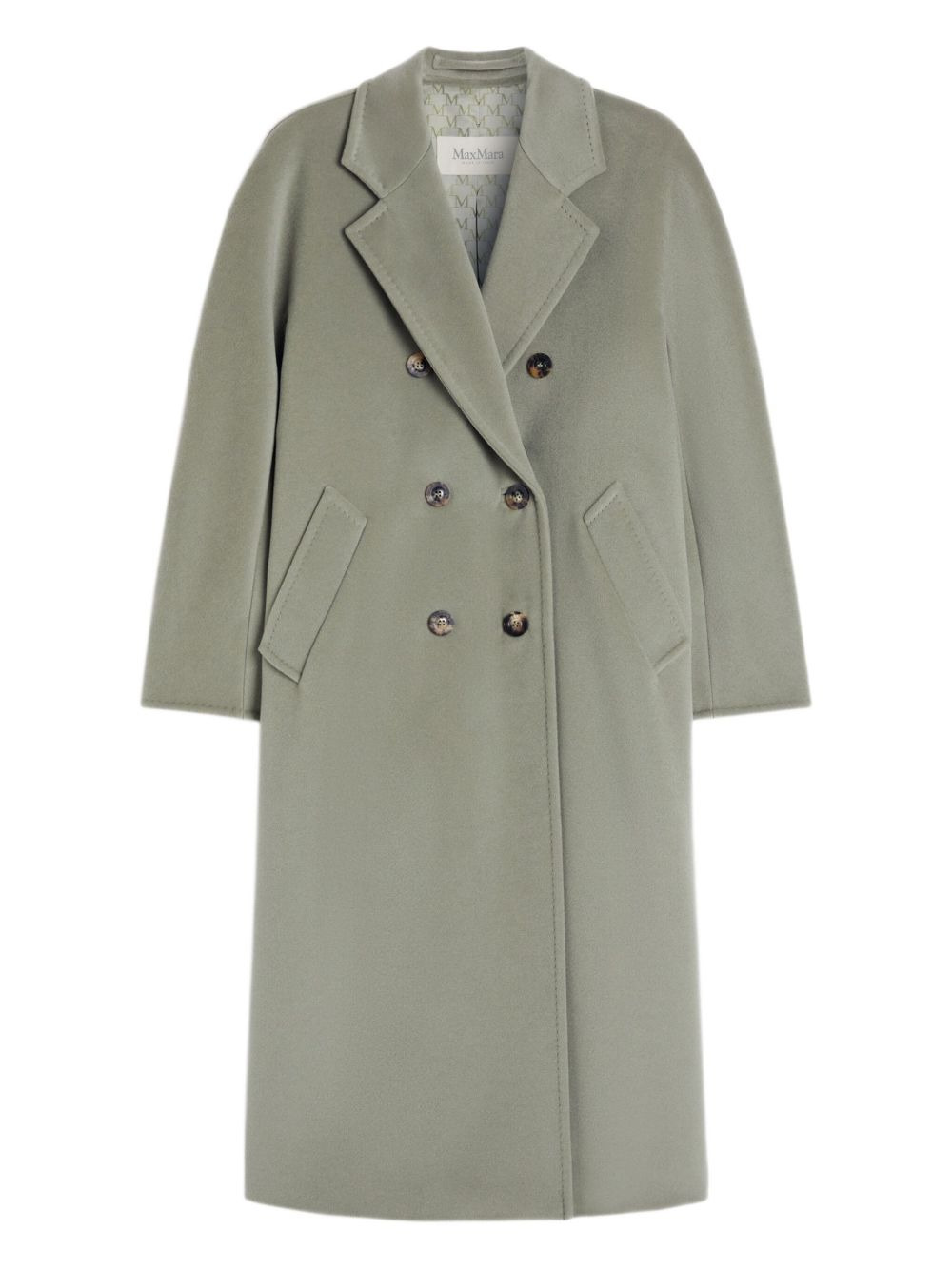 Puffer double-breasted buttoned coat - 1