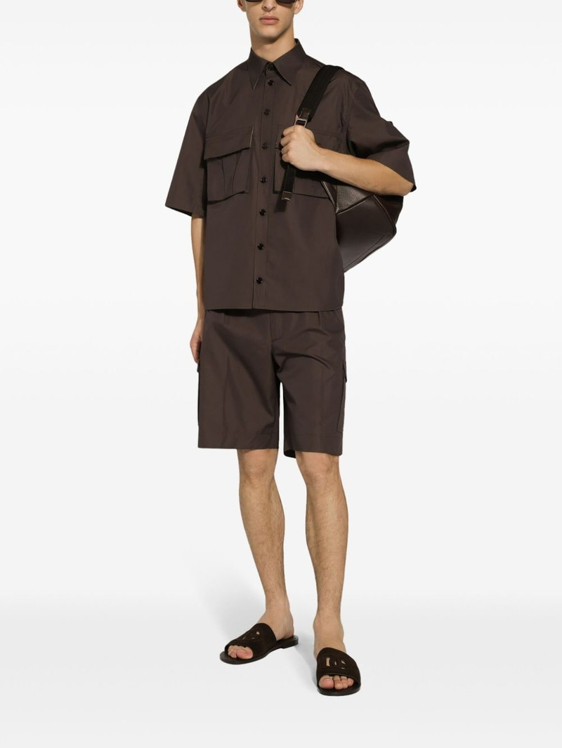 straight-leg cotton cargo shorts 3