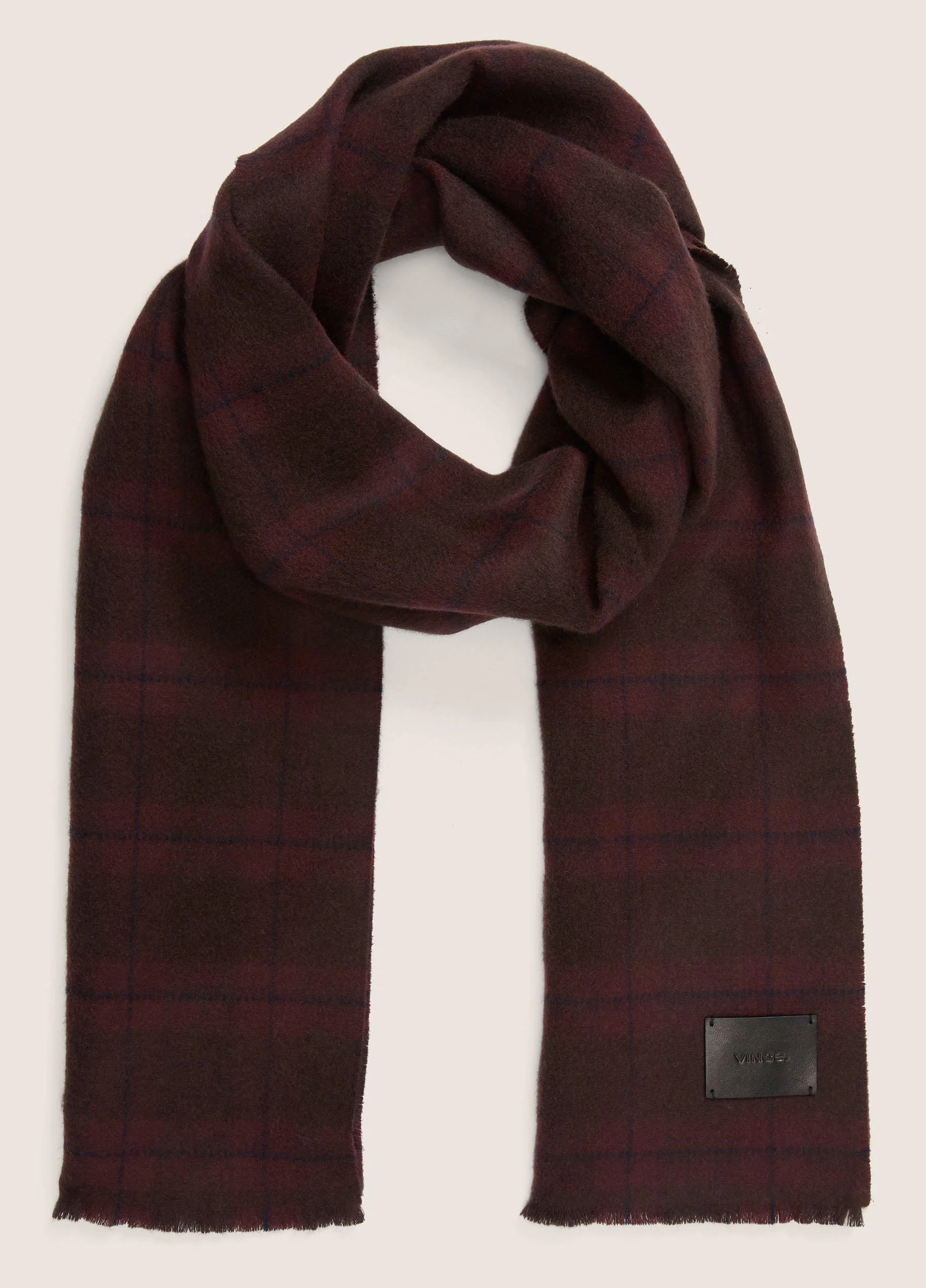 Hamilton Plaid Wool-Cashmere Scarf - 1