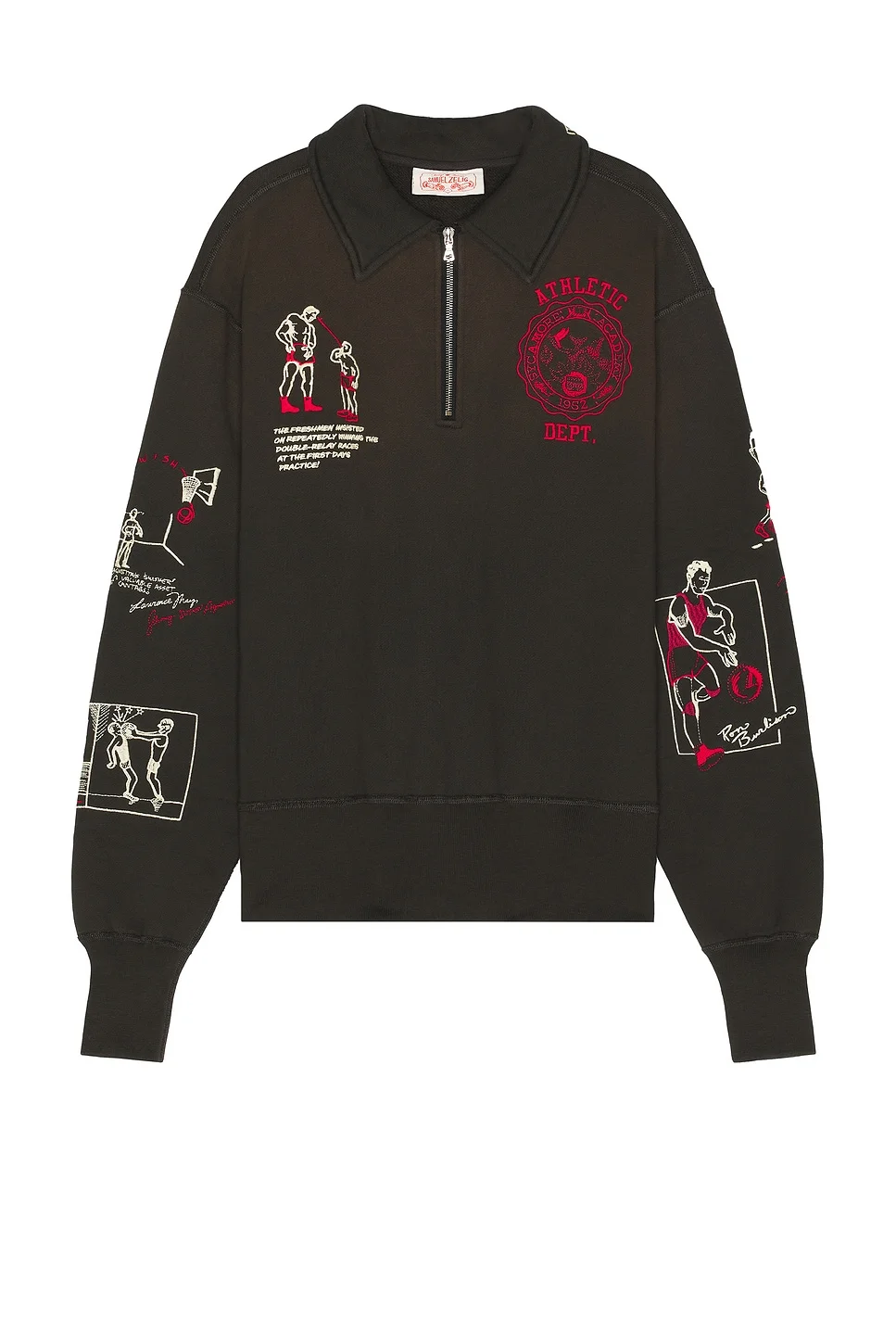 Varsity 1/4 Zip Sweater - 1