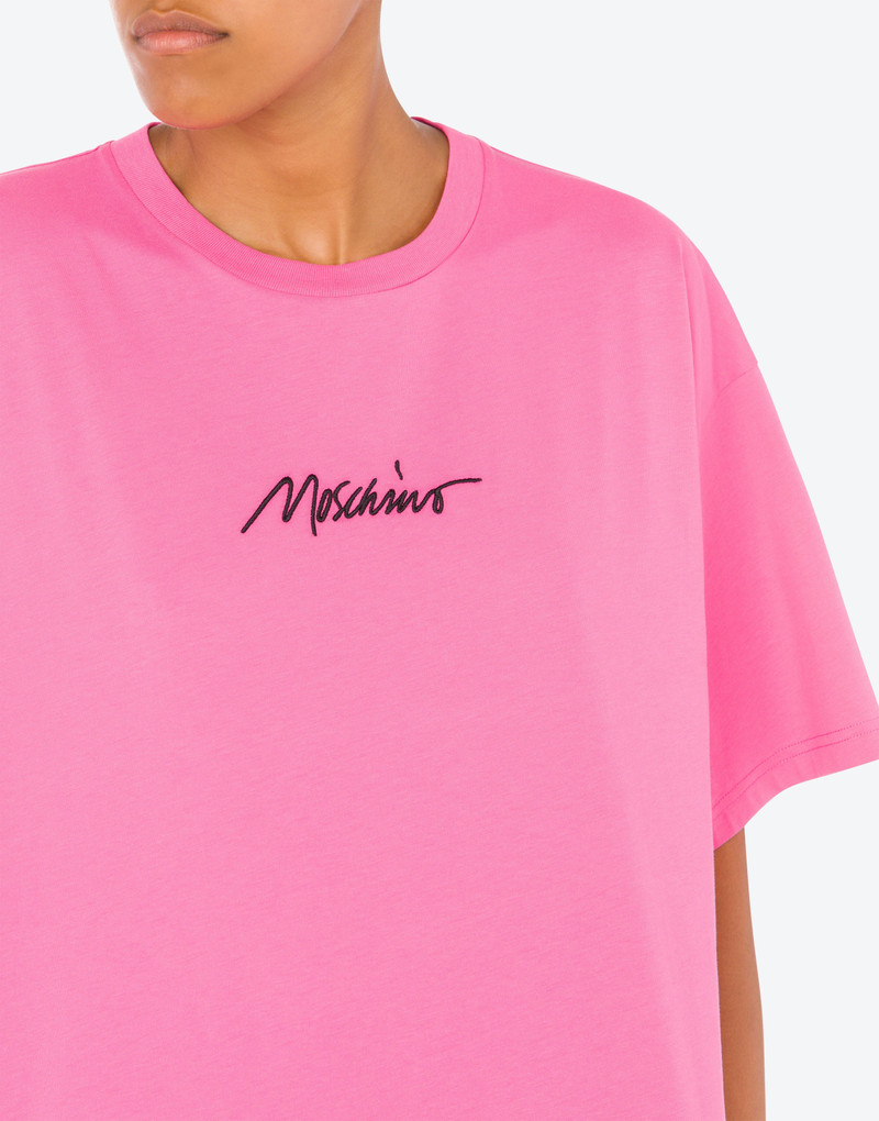 LOGO EMBROIDERY ORGANIC JERSEY T-SHIRT 4