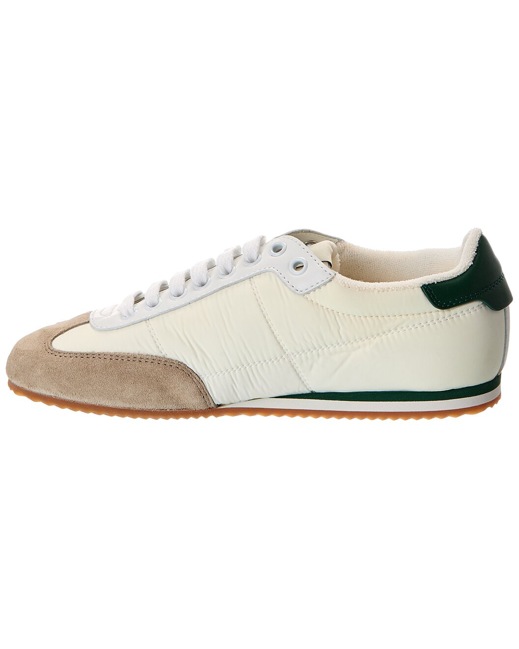 Saint Laurent Circle Leather-Trim Sneaker - 2