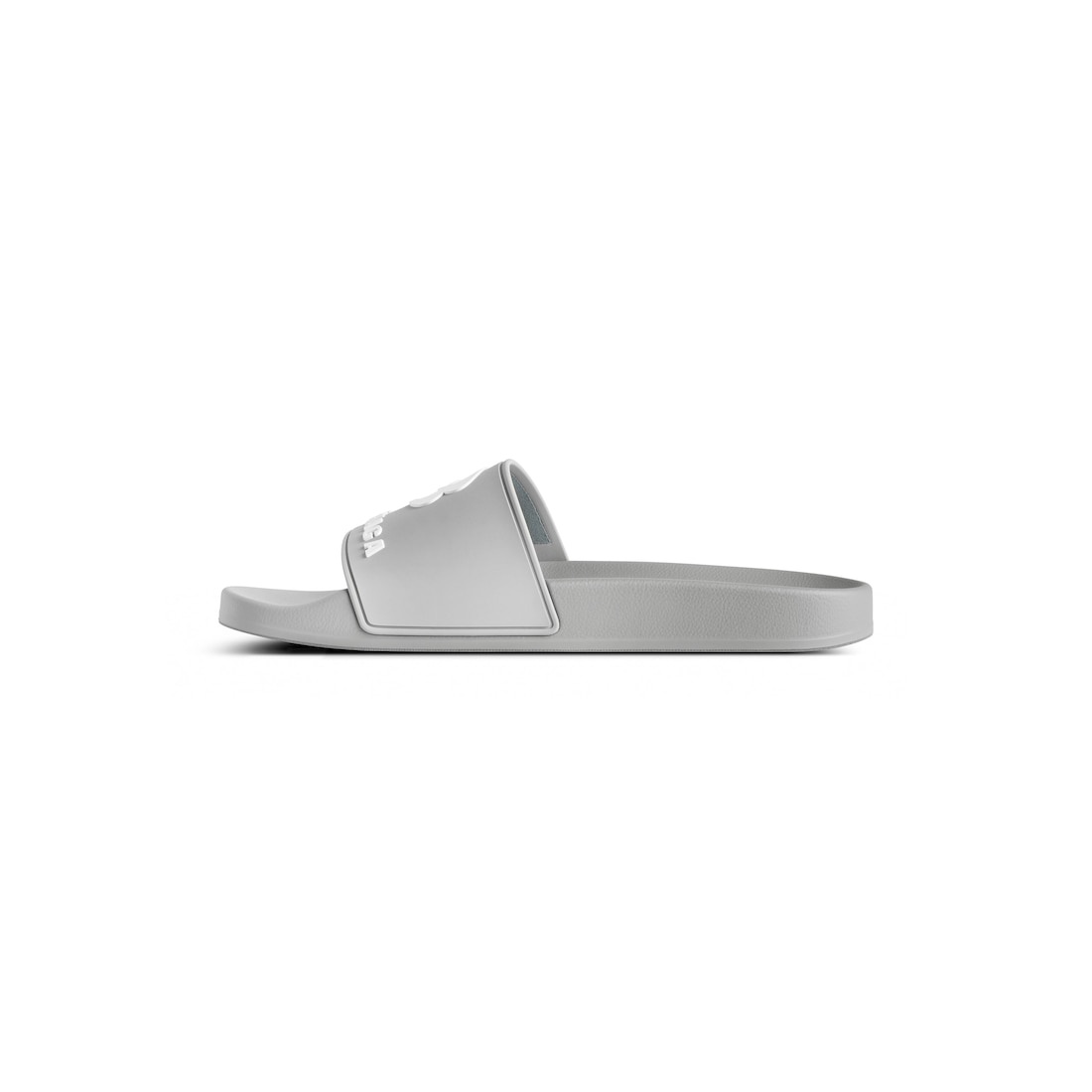 Men's Pool Slide Sandal  in Grey/white - 4