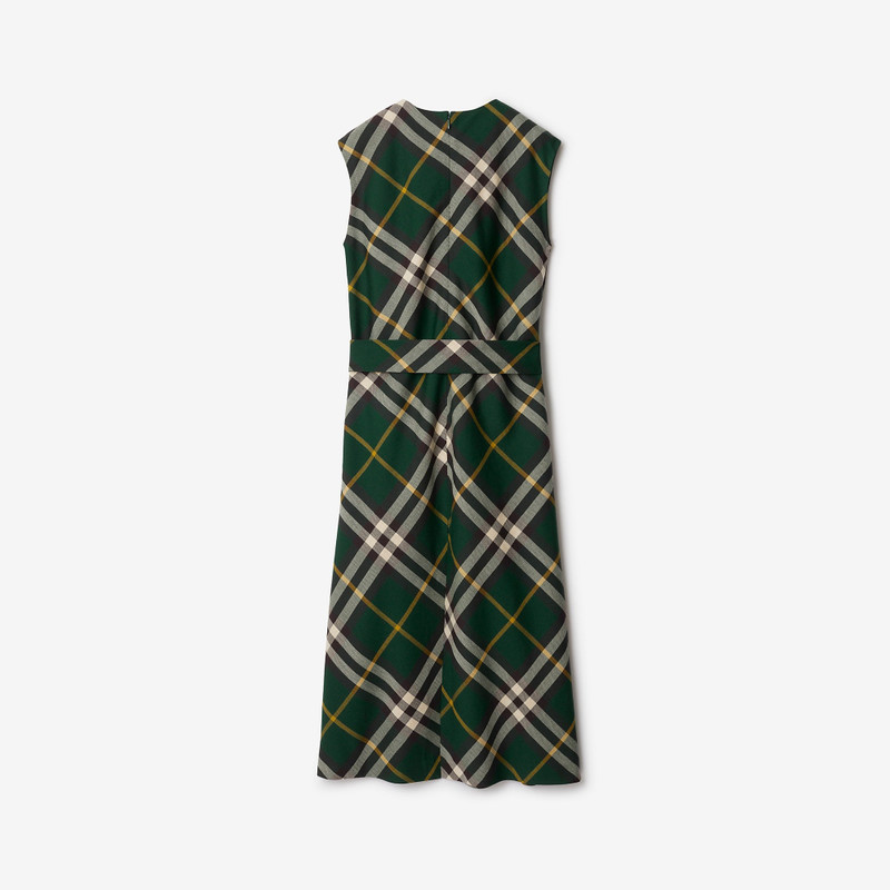 Check Wool Dress 5