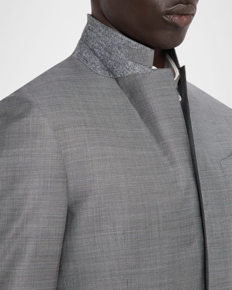 Wool Single-Breasted Blazer 8