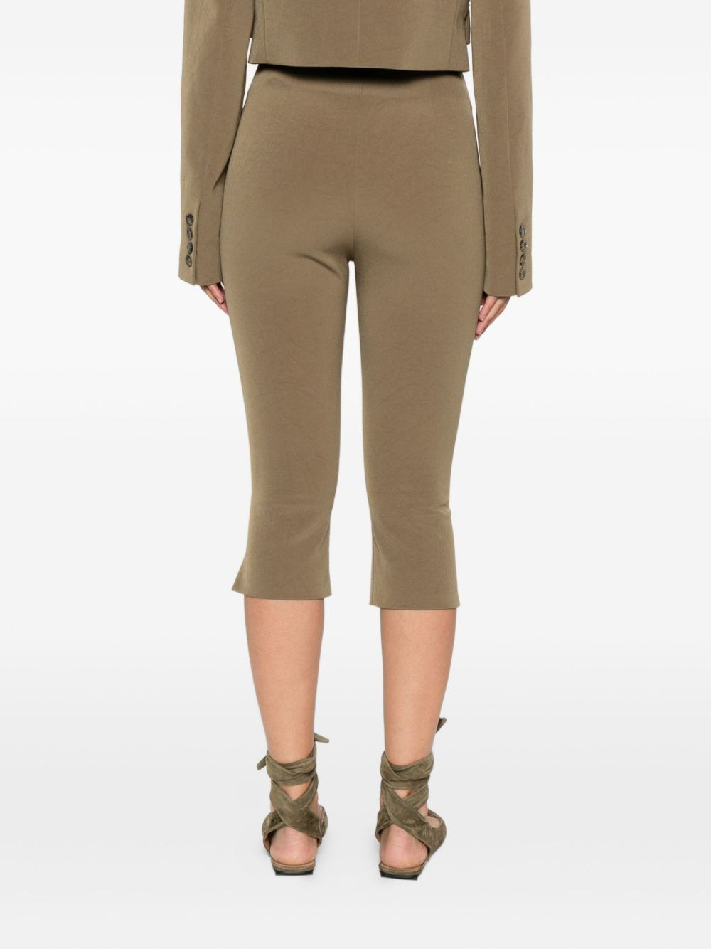 Saoirse split-hem capri pants - 4