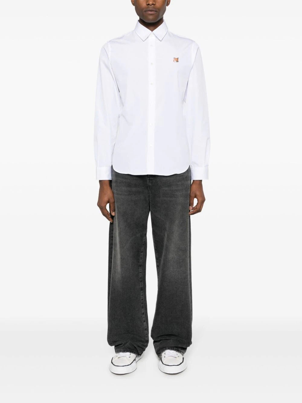 FOX-PATCH COTTON SHIRT - 2