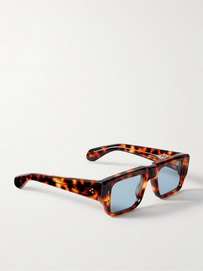 JACQUES MARIE MAGE Devoto Square-frame Tortoiseshell Acetate Sunglasses outlook