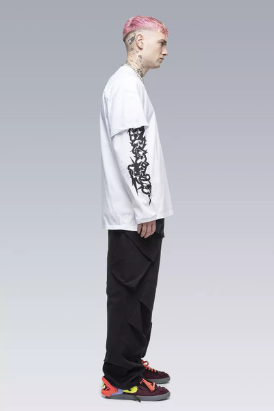 ACRONYM S29-PR-B 100% Organic Cotton Long Sleeve T-shirt White outlook