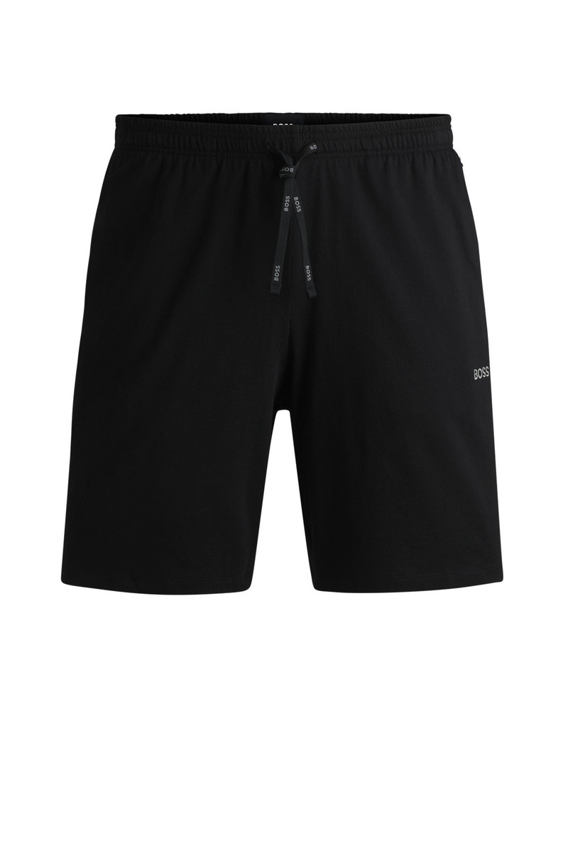 STRETCH-COTTON REGULAR-FIT SHORTS WITH LOGO DETAIL 1
