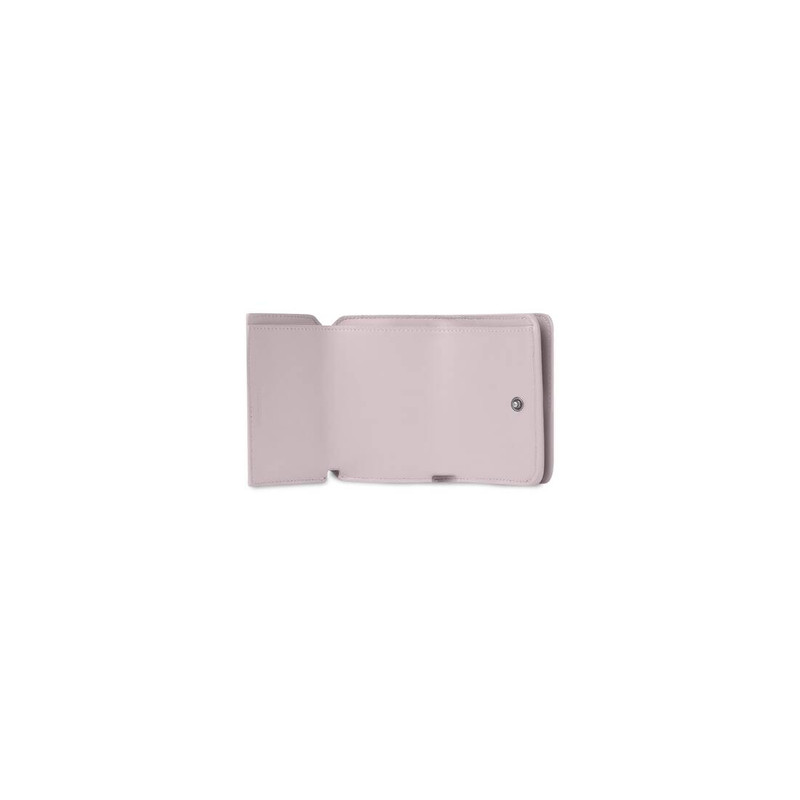 BALENCIAGA Women's Essential Mini Wallet in Light Rose outlook