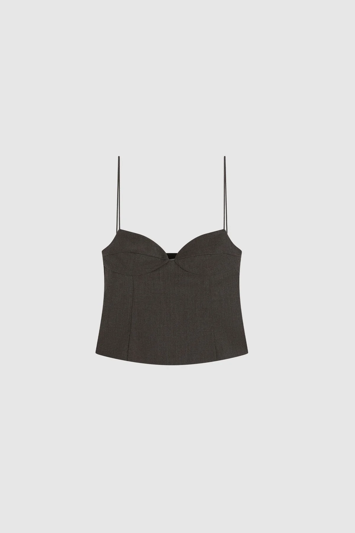 Wool Cami - Mulch - 1