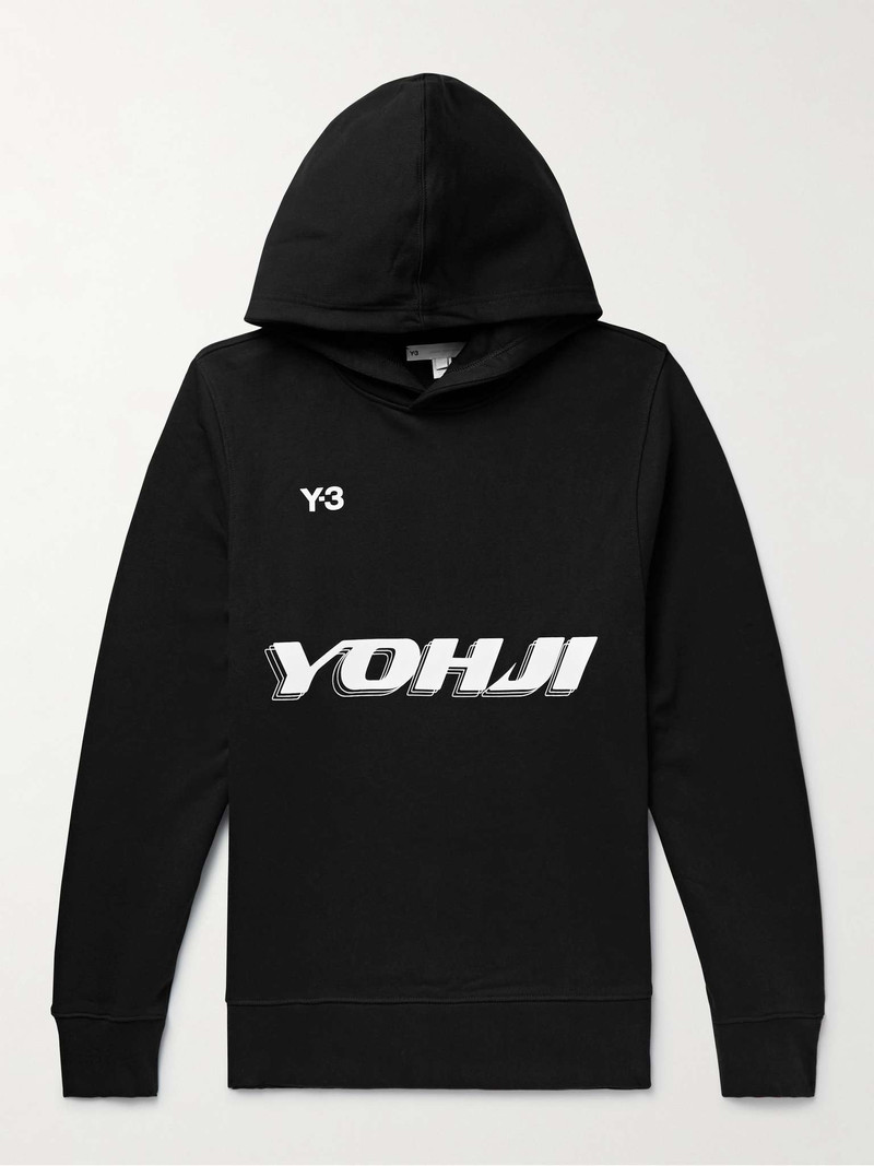 Printed Cotton-Jersey Hoodie 1