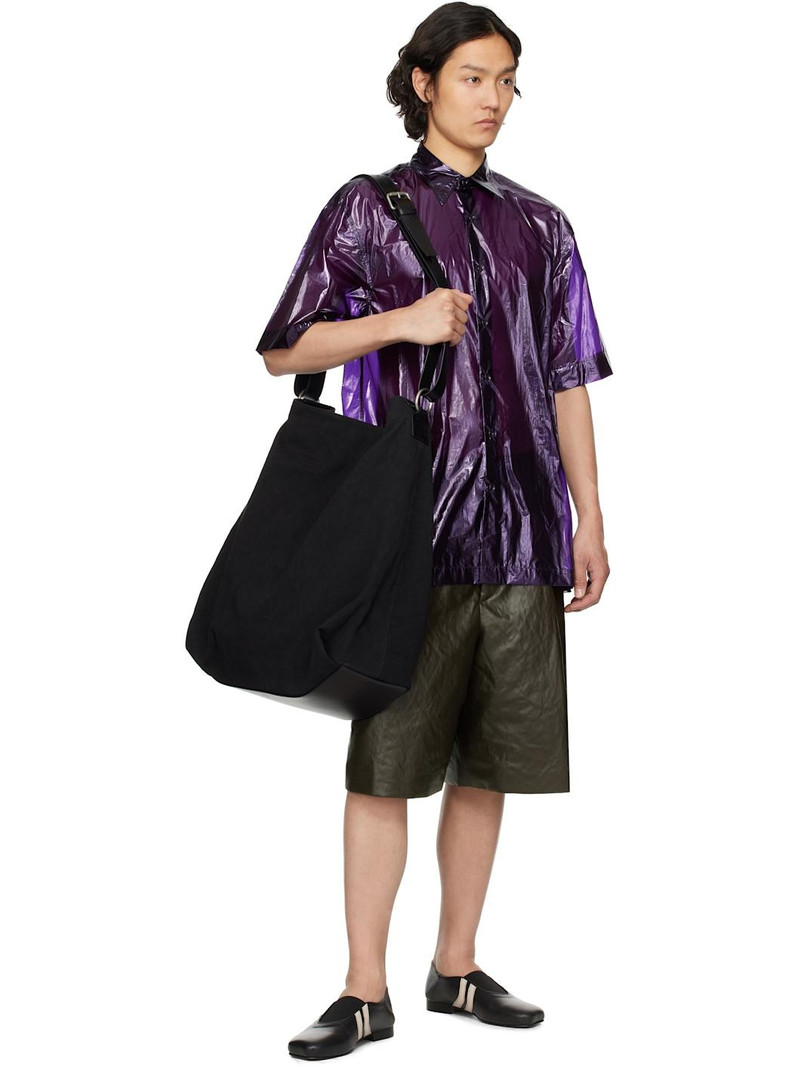 Dries Van Noten Purple Sheer Shirt outlook