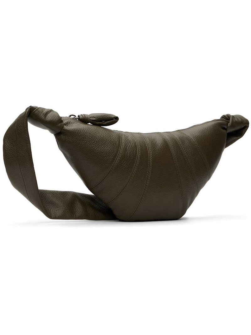 Lemaire Khaki Small Croissant Bag outlook