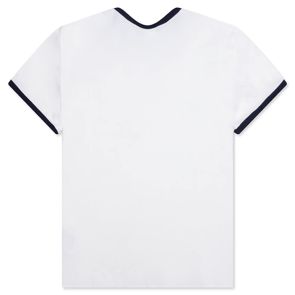 WOMEN'S ADIDAS X SPORTY & RICH T-SHIRT - CORE WHITE/NIGHT NAVY - 2