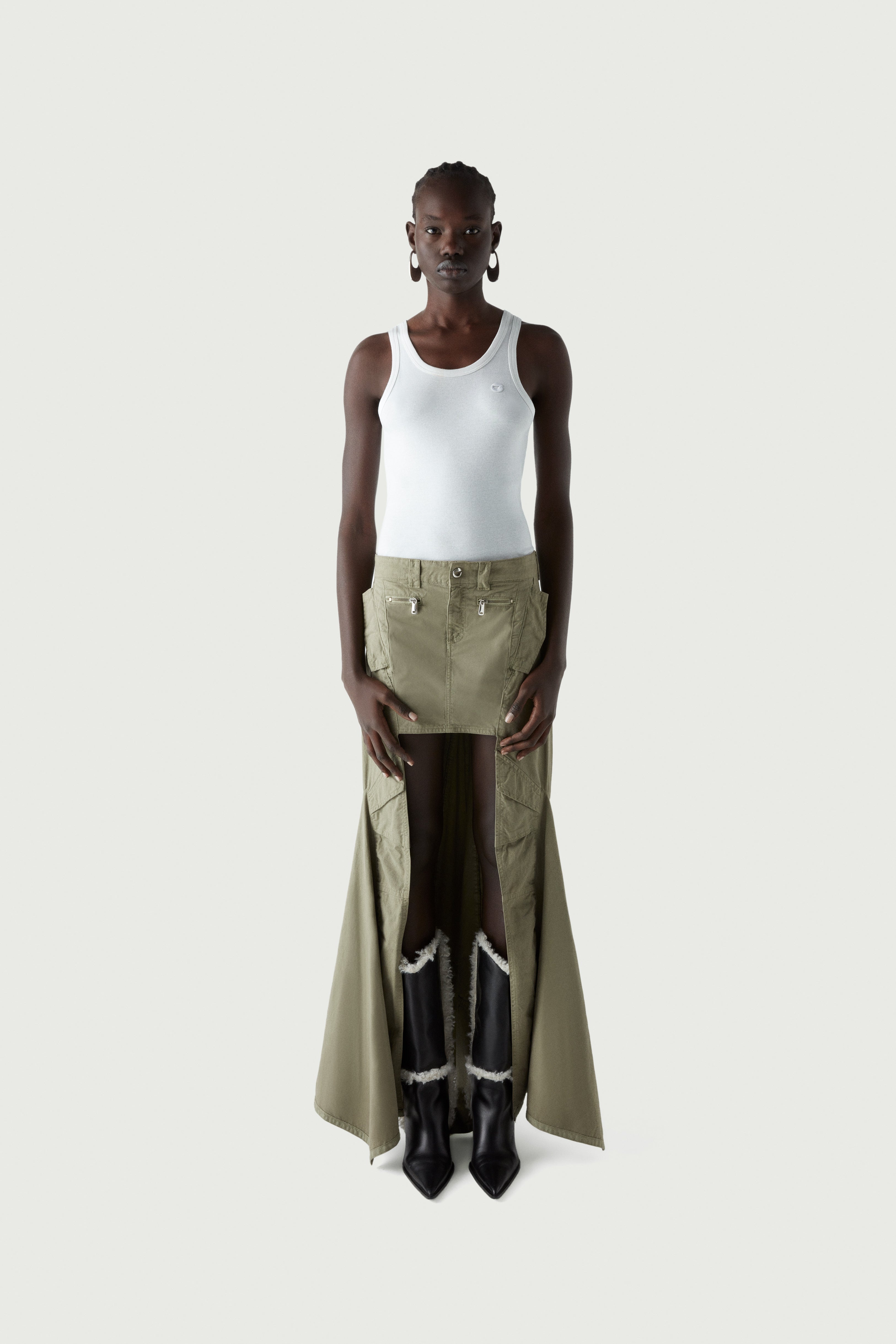 Panelled Skirt - 2