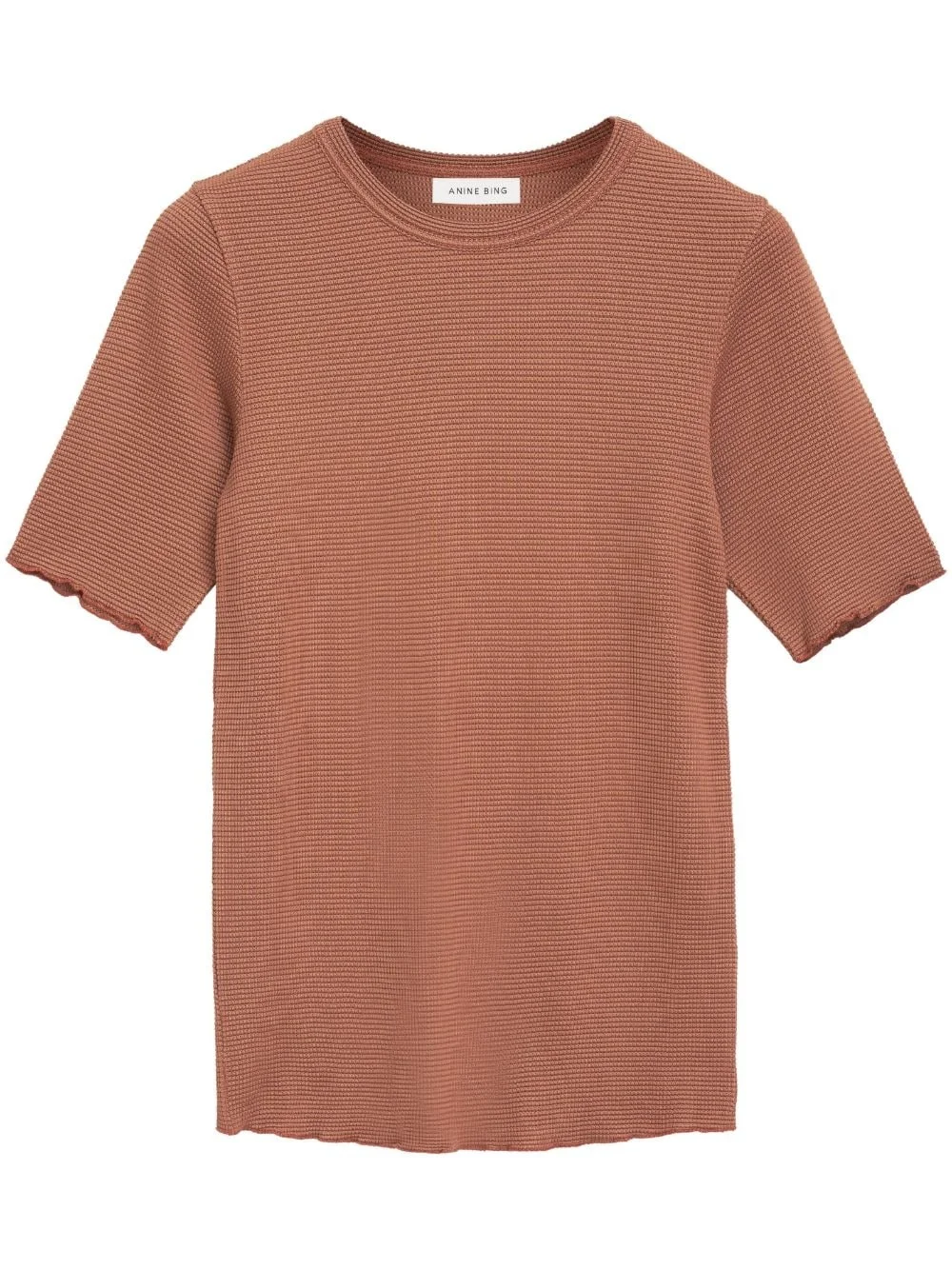Caitlyn crepe-textured T-shirt - 1