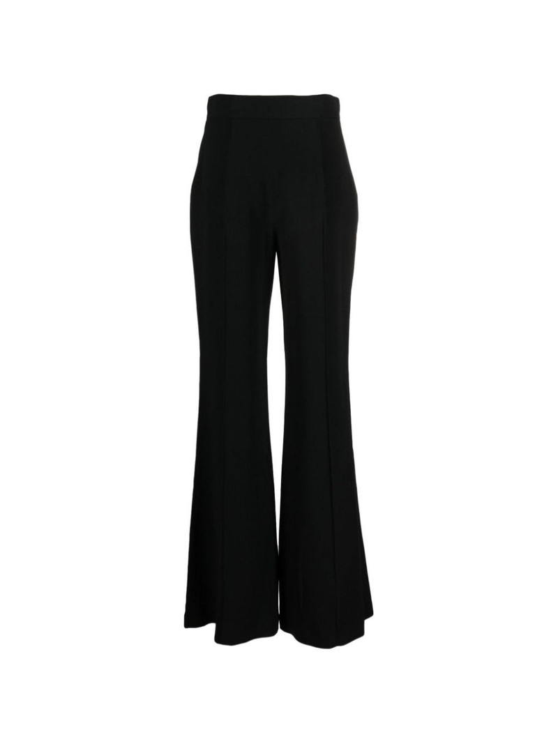 high-waisted flared trousers 1