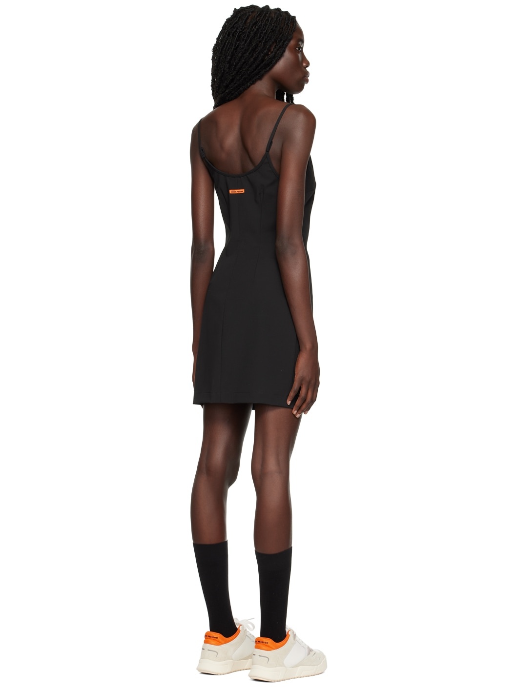 Black Stretch Minidress - 3