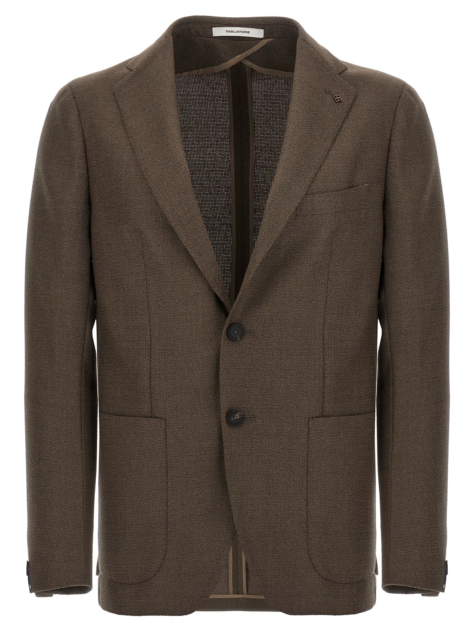 TAGLIATORE - Tagliatore Men Super 100'S Wool Blazer - 1
