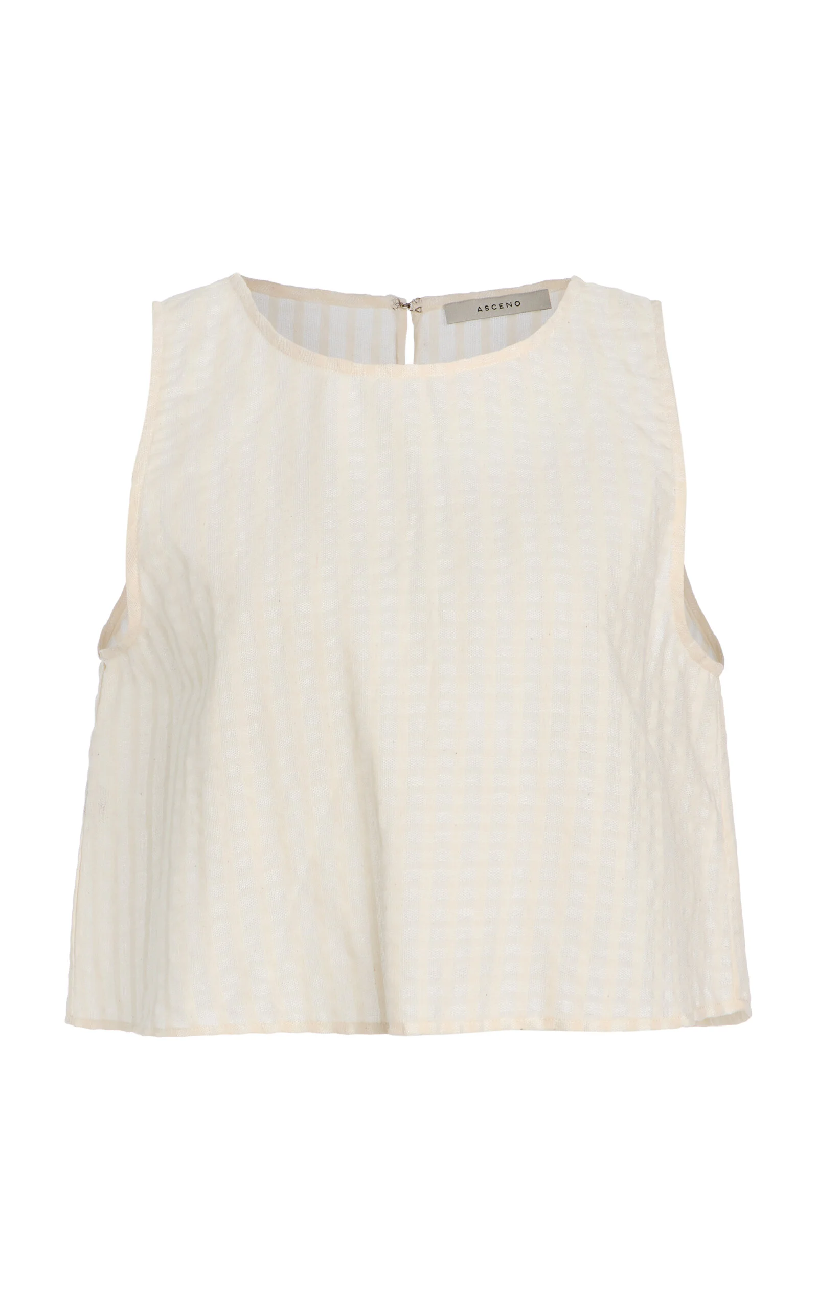 The Kobe Cotton-Linen Top white - 1