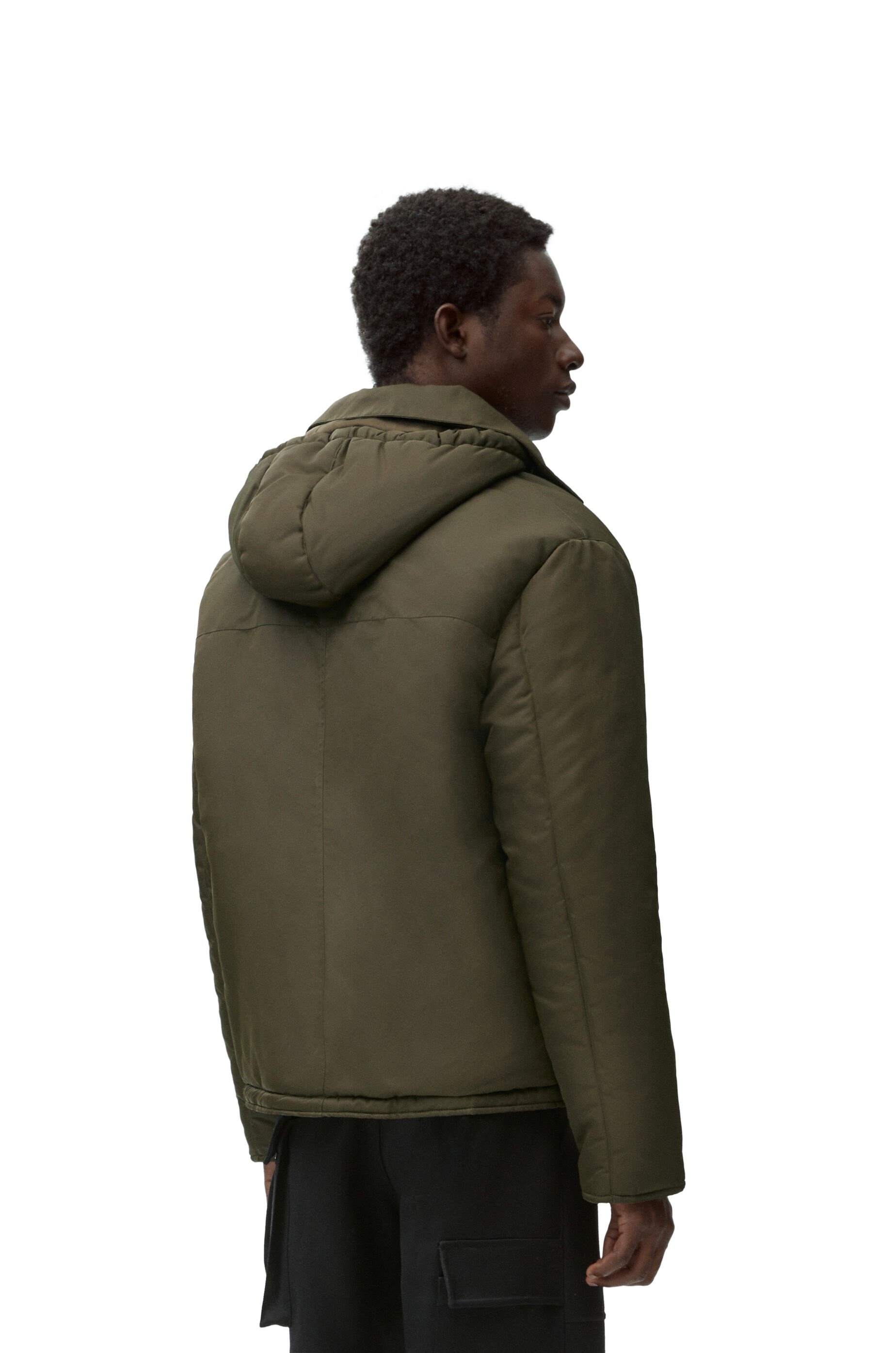 Hooded jacket in nylon - 4