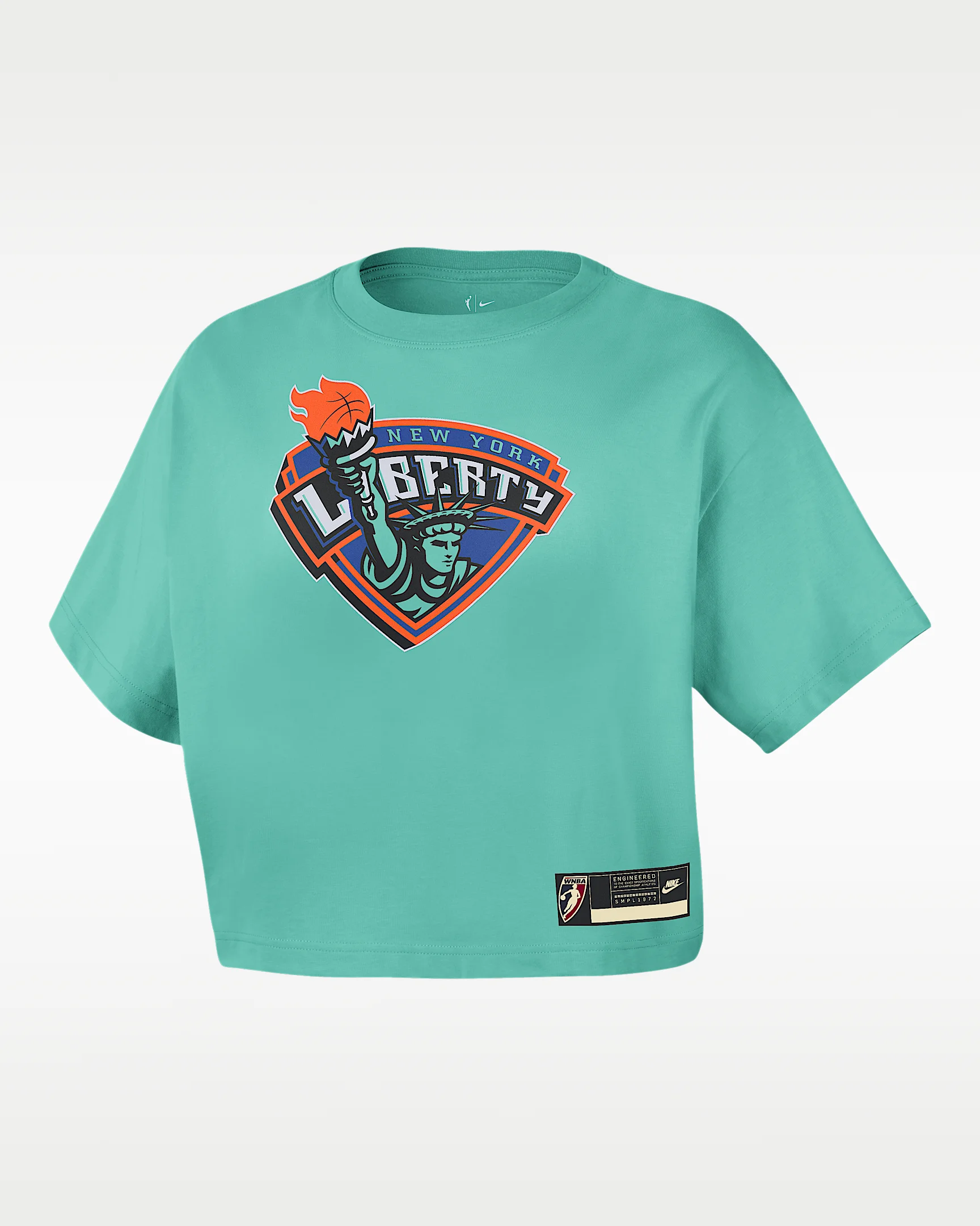 New York Liberty Court Origins Nike Women's WNBA T-Shirt - 1
