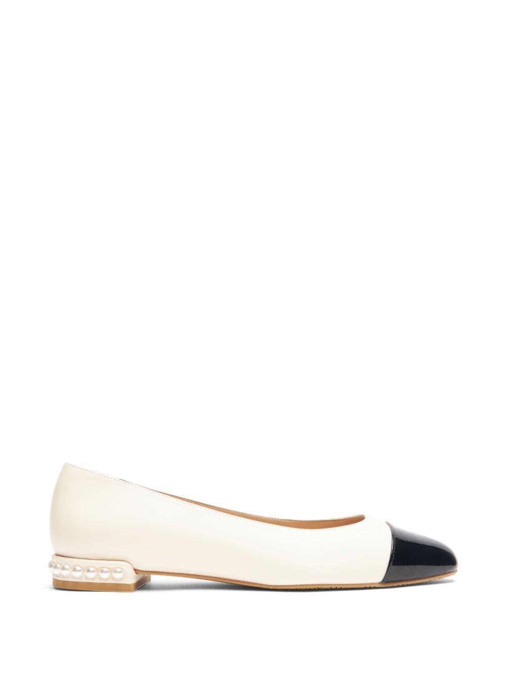 Pearl Flat leather ballerina shoes - 7