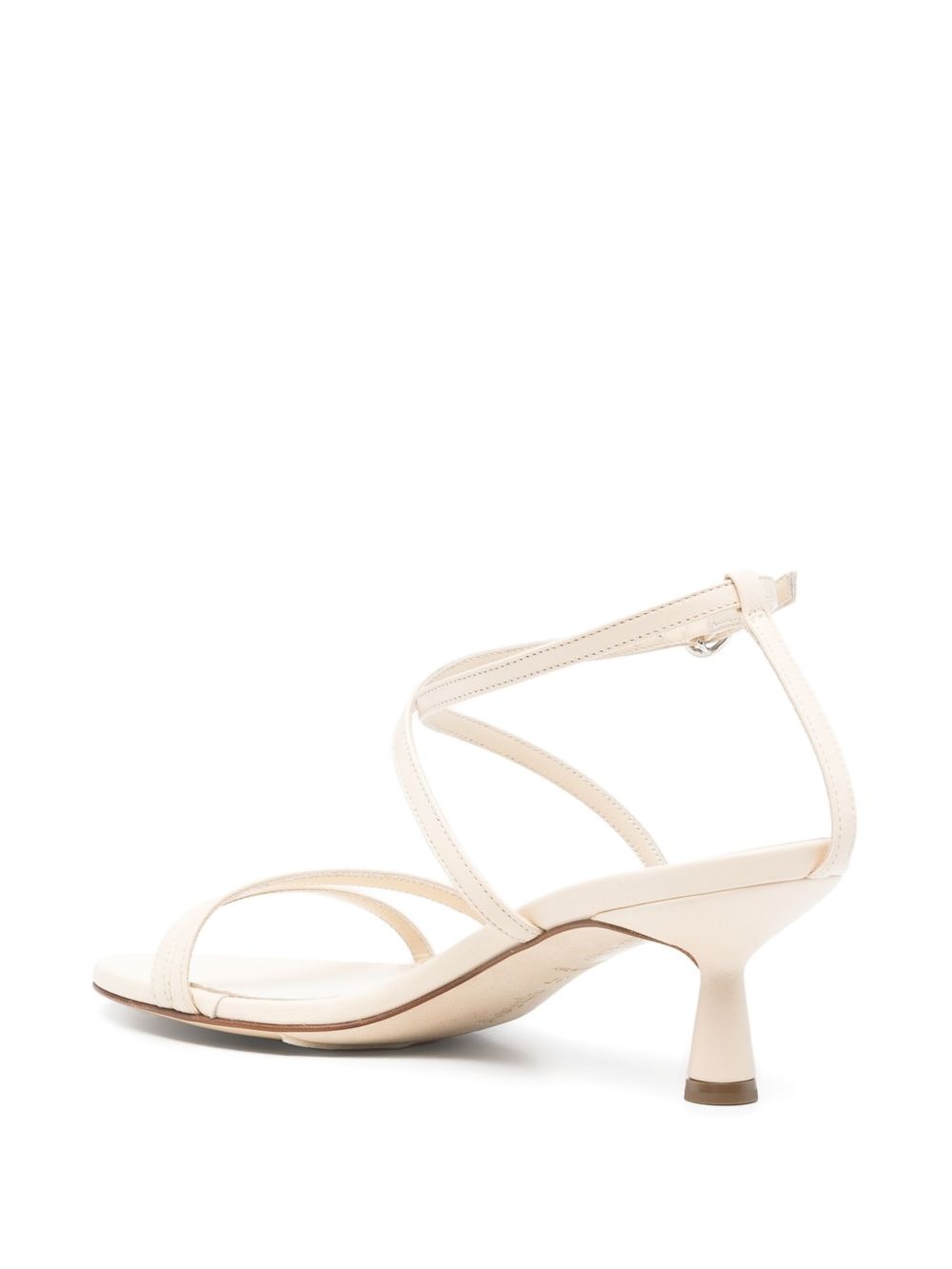50mm leather sandals - 3