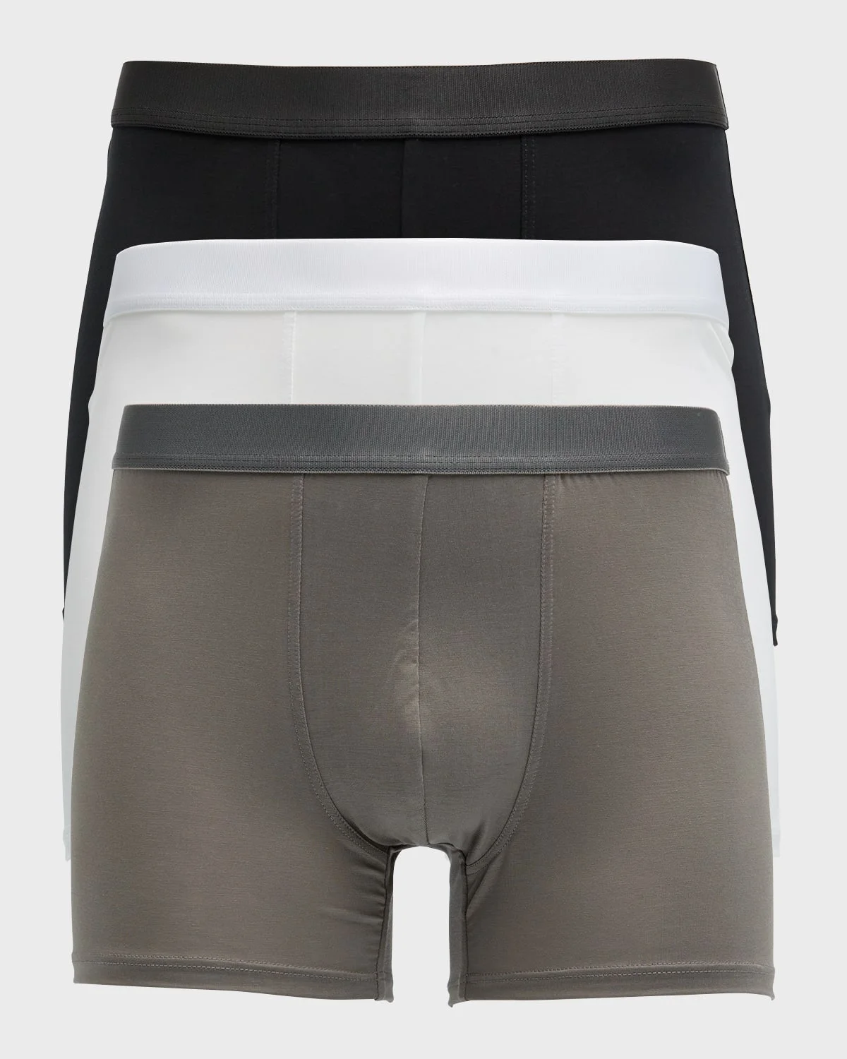 Men's 3-Pack Solid Lyocell Boxer Y-Briefs - 1