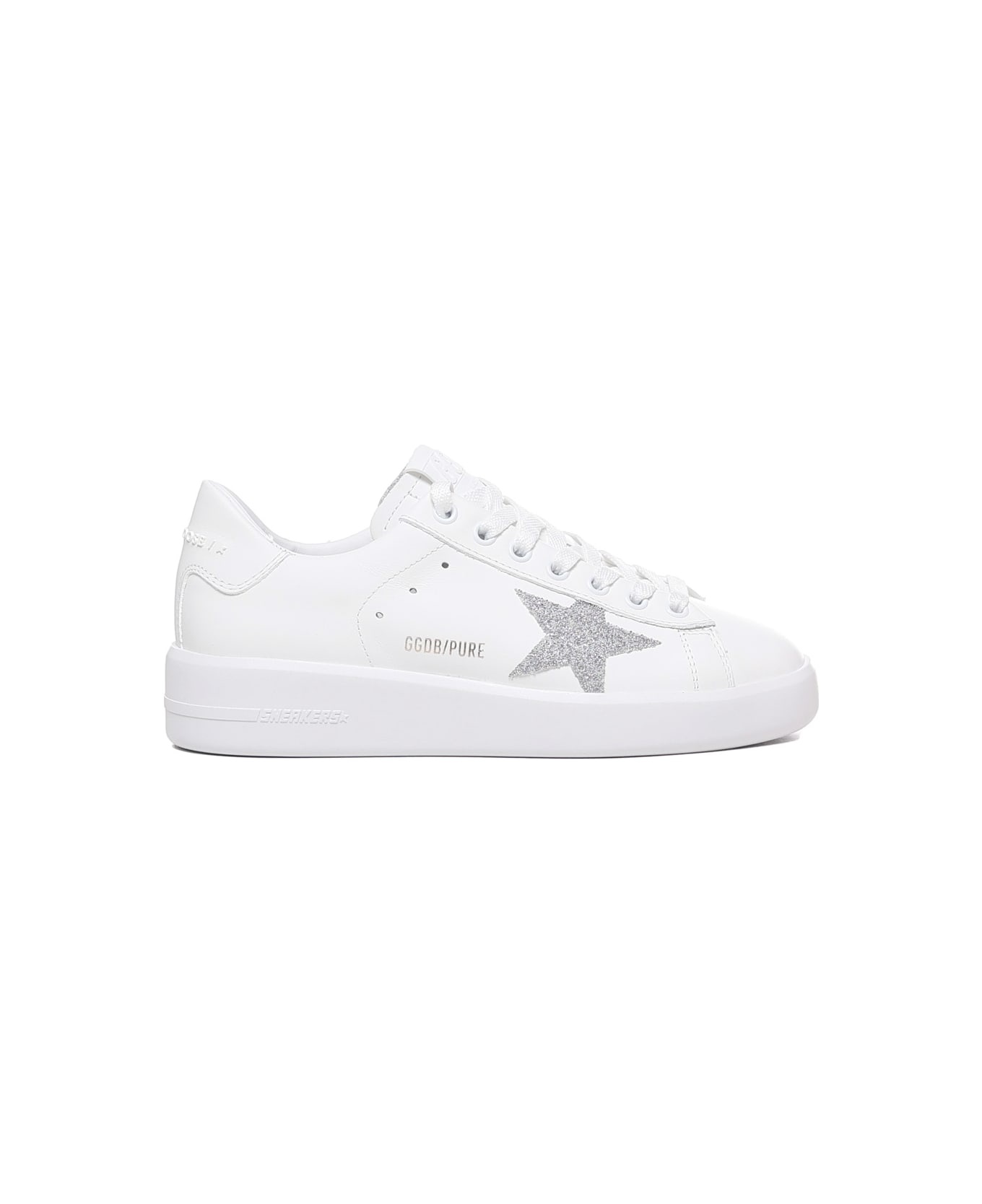 Pure New Sneakers In Leather With Contrasting Heel Tab - 1