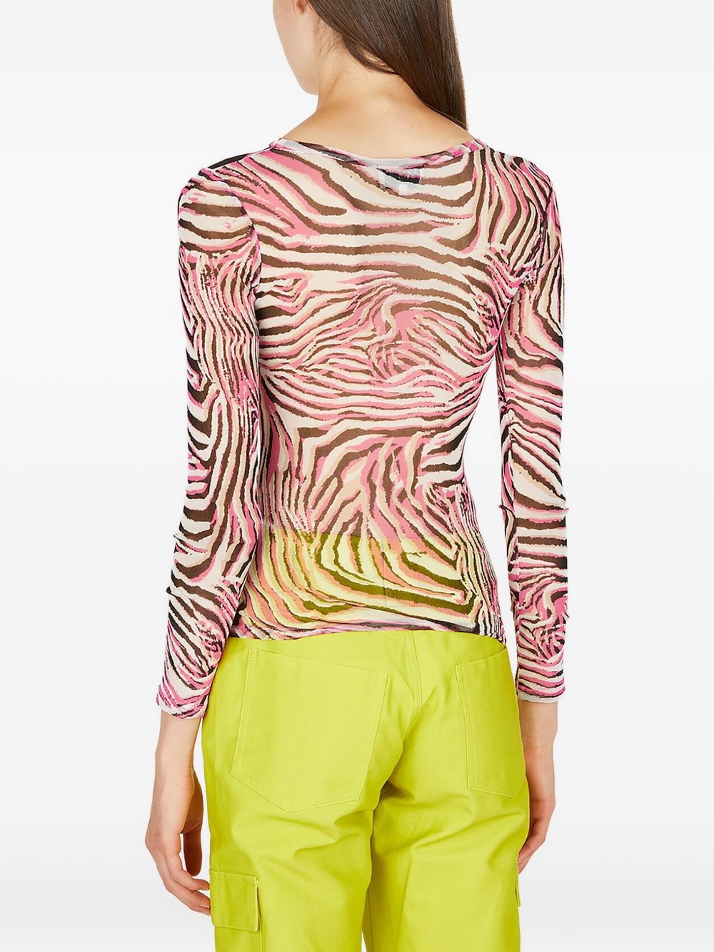 zebra-print top - 4