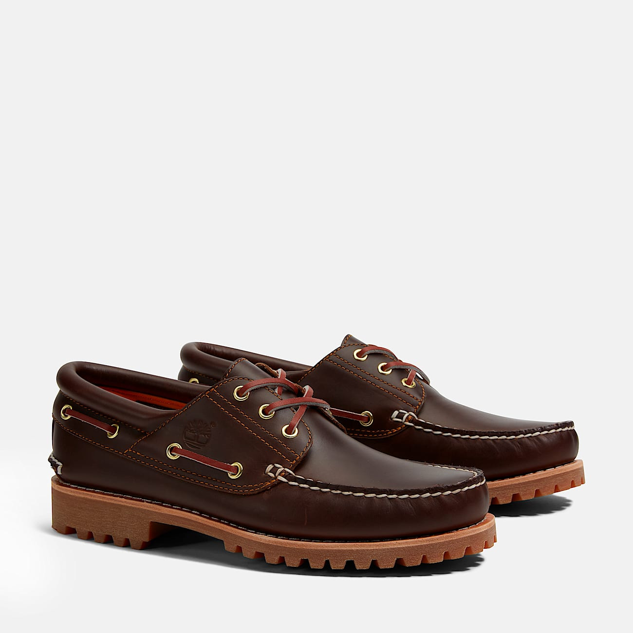 Men's Timberland® Authentics 3-Eye Boat Shoe - 4