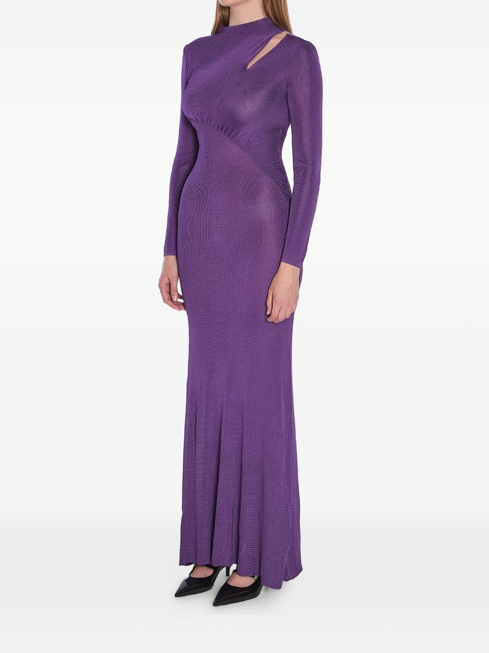 cut-out dress - 2