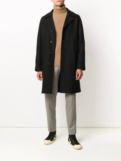 Sandro single-breasted coat outlook