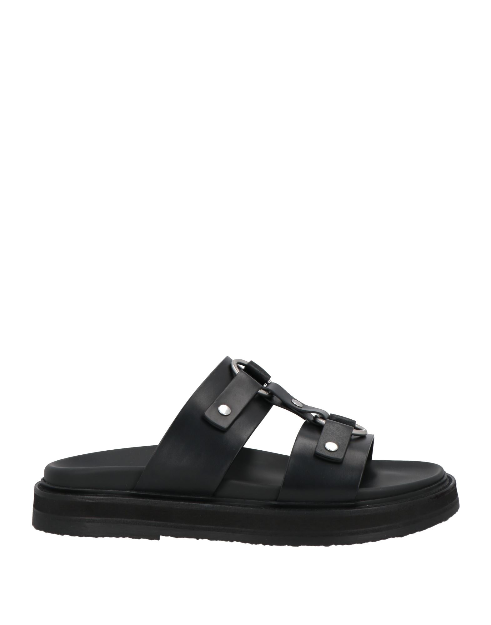 Black Men's Sandals - 1