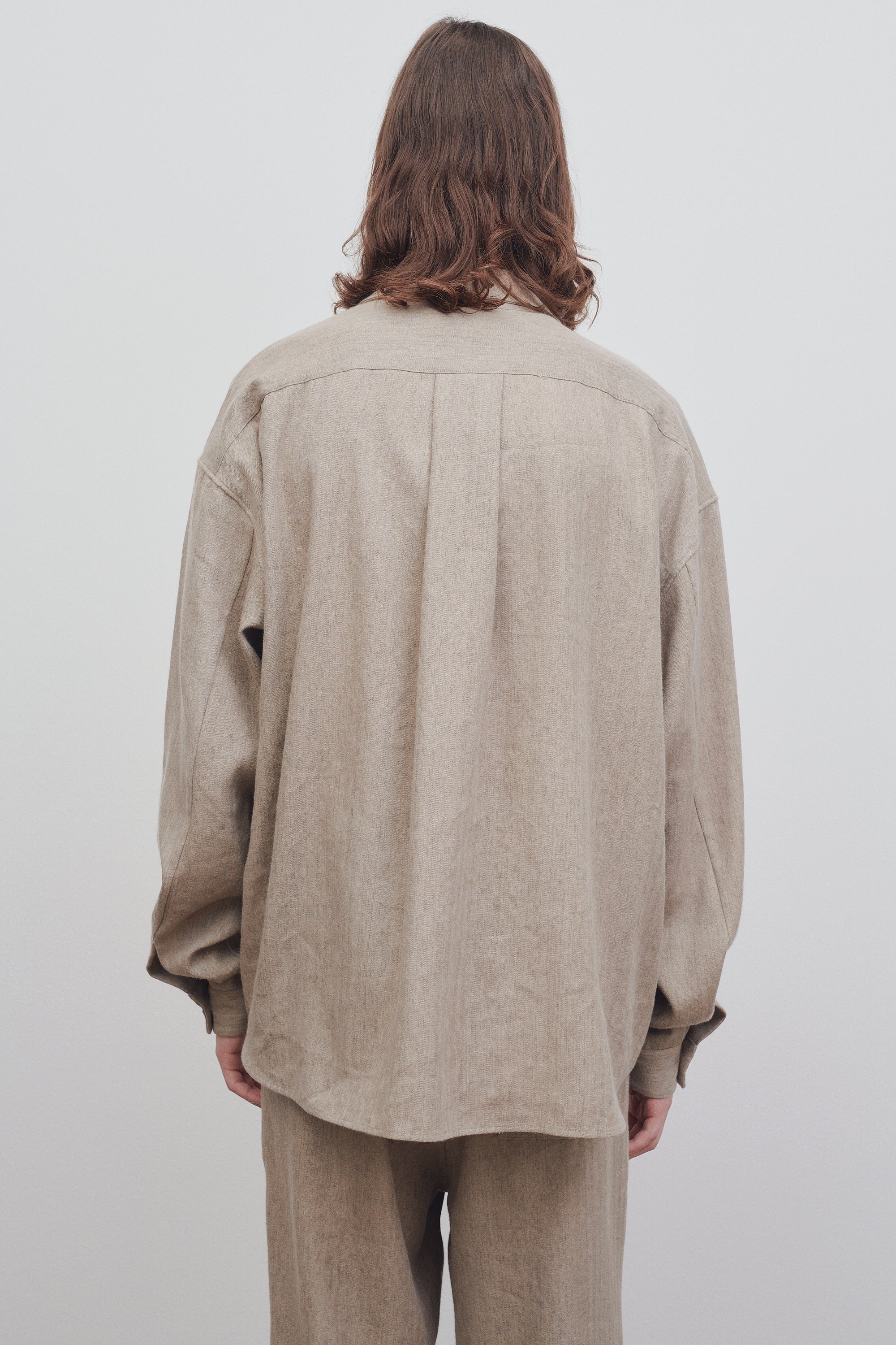 The Row Amoneto Jacket in Linen and Cashmere | REVERSIBLE