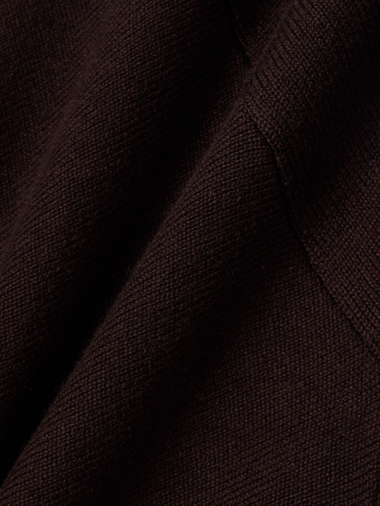 Cashmere and cotton-blend sweater Brown - 5