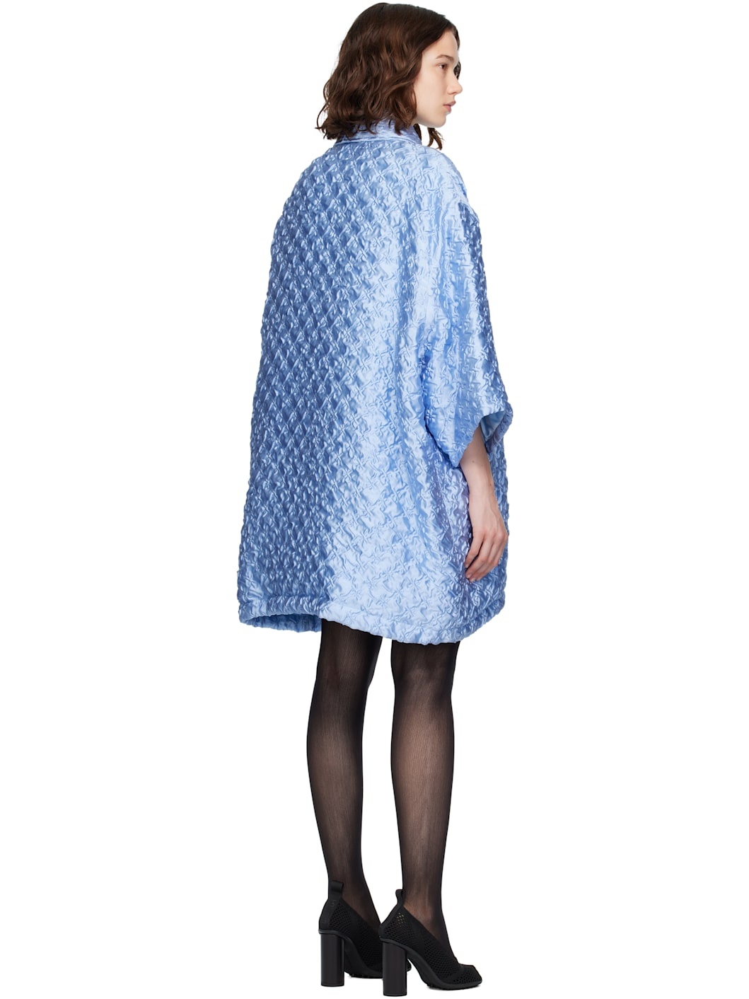 Blue Robe Shirt Coat - 3