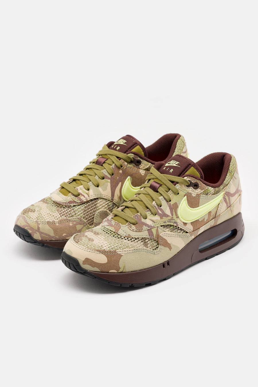 Air Max 1 '86 OG Sneaker in Earth/Light Lemon Twist/Oil Green - 2