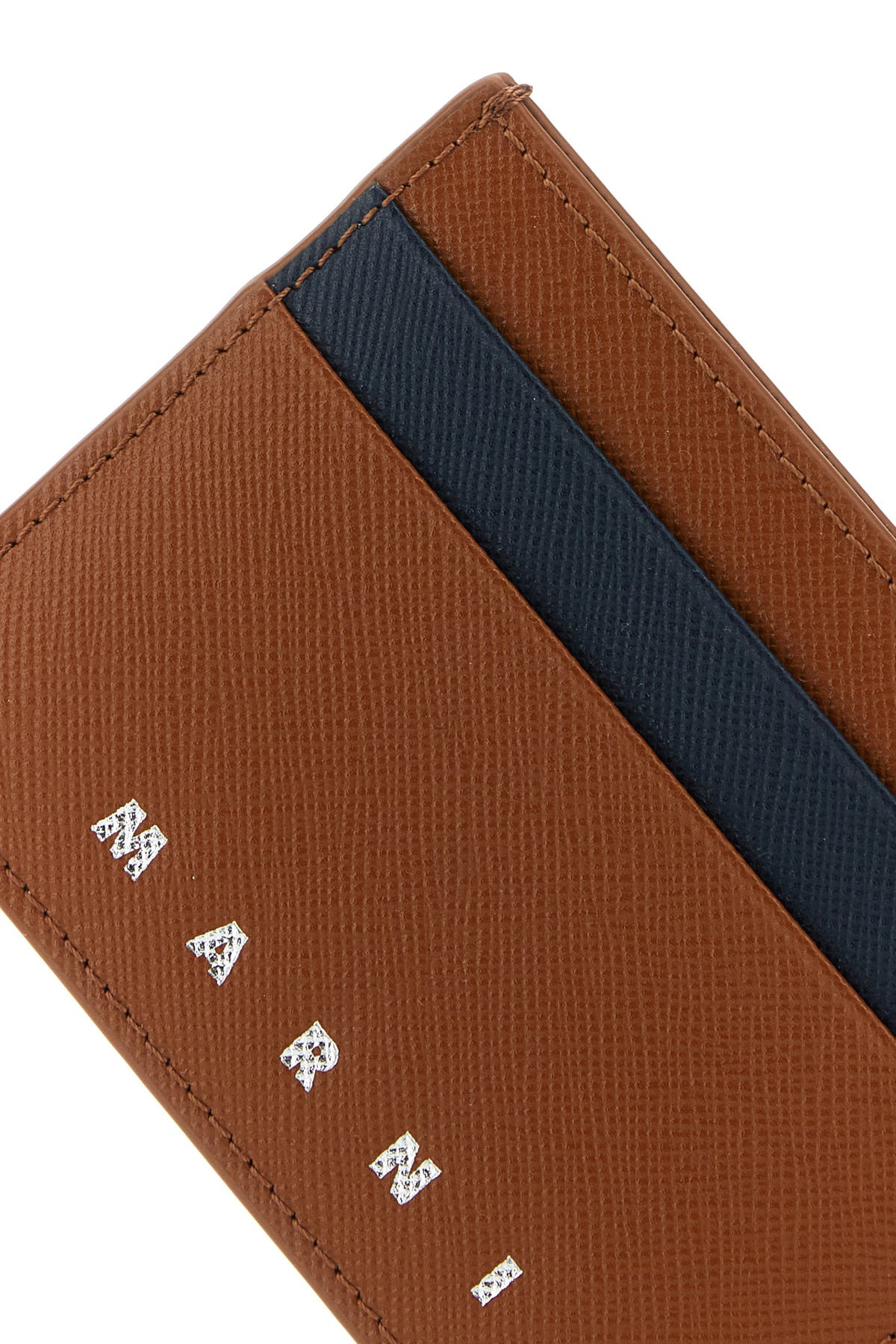 Two-tone leather cardholder - 4