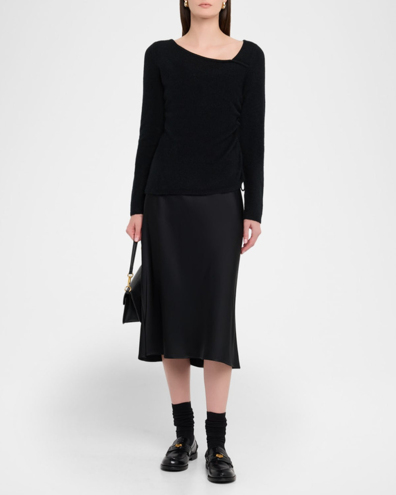 Theory Cashmere-Blend Asymmetric Sweater outlook