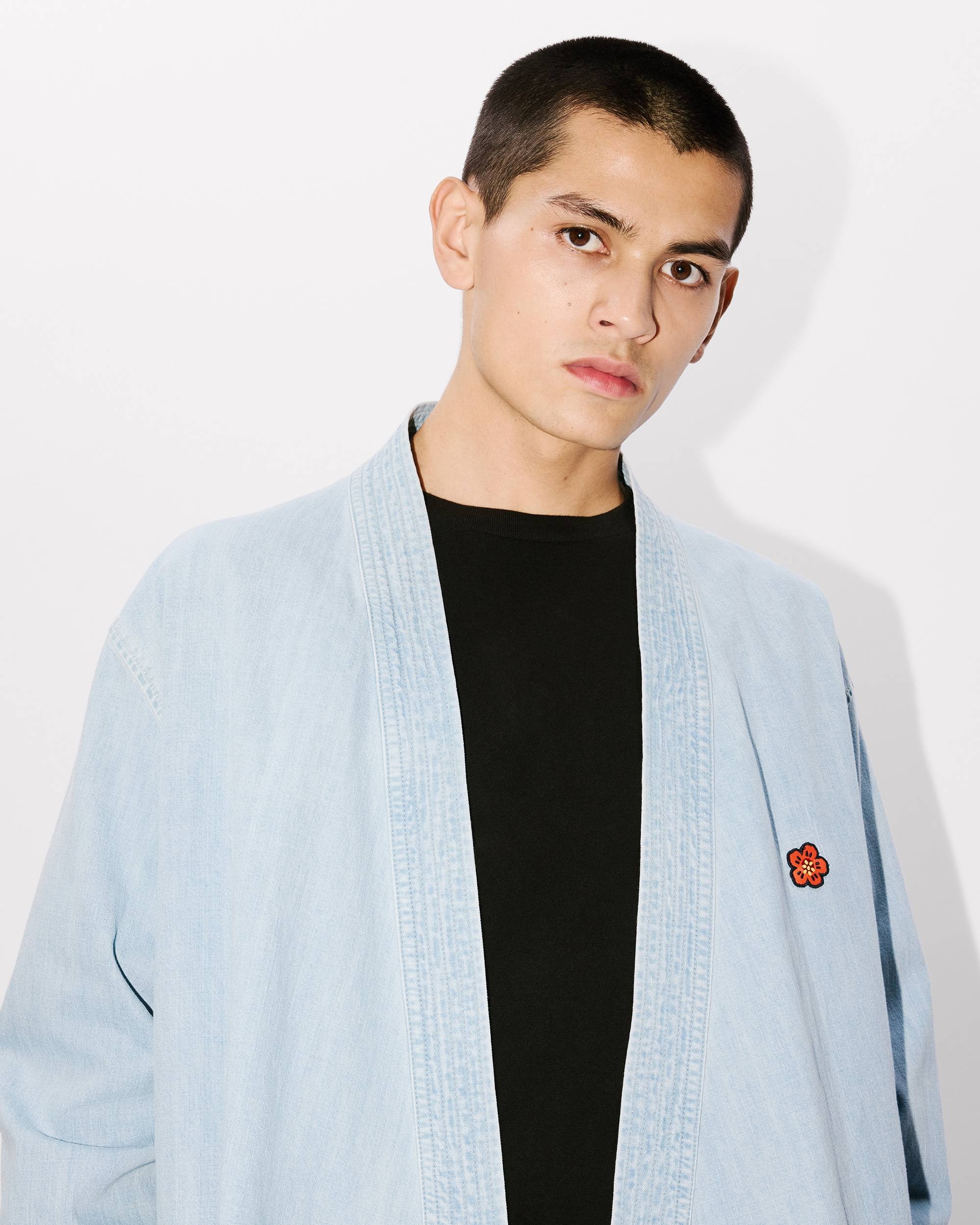 Denim kimono jacket - 6